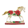 Poinsettia Pony Figurine221221221