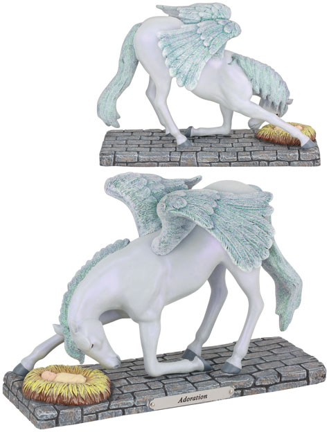 Details about   Tropp Winter Feathers Trail of Painted Ponies Christmas Horse Figurine7.8”H NIB 