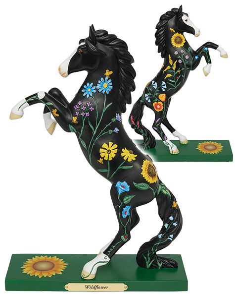 thumbnail image 2 of Appaloosa Horse Earrings – Painted Ponies Cloisonné Studs, Spirit Horse Jewelry 2 of 6